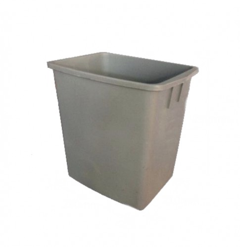 灰色垃圾桶