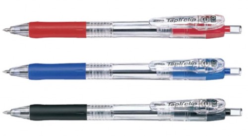 Zebra TapliClip BN5 0.7mm耐用原子筆