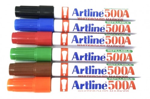 日本旗牌 Artline 500A 銻桿白板筆 (可加墨)