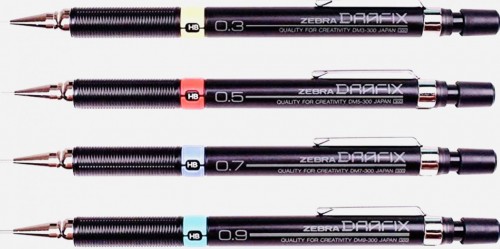 Zebra Drafix 繪圖鉛芯筆 (0.3，0.5，0.7，0.9mm)