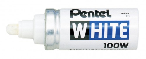 Pentel 100W 白色漆油筆 (粗咀)