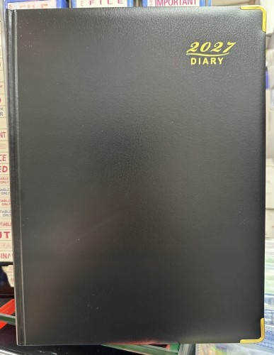 2027 A4 日記簿 (二頁一星期) 香港假期