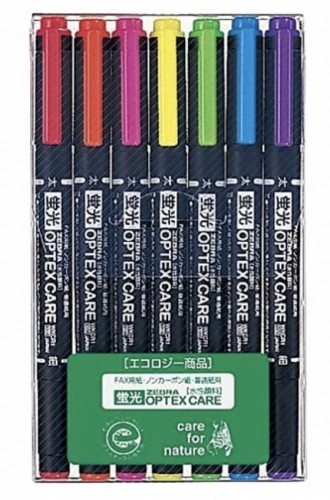 Zebra WKCR1-7C  7色套裝螢光筆